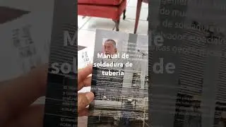 Ya está disponible en Amazon! Manual de soldadura de tubería:   https://a.co/d/4nKCNCj