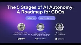 The 5 Stages of AI Autonomy: A Roadmap for CDOs