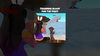 Training BLOOP for the FIGHT! #shorts #bloop