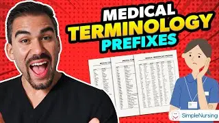 Medical Terminology Lesson on Common Prefixes | Nursing Students NCLEX Review SimpleNursing