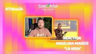 Road To Eurovision  2024 - Angelina Mango - La Noia - video reaction