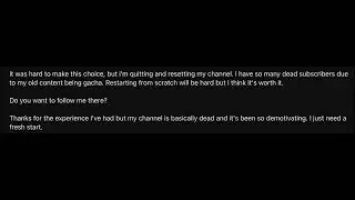 This Channel Is Dead.