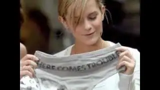 Emma Watson Choosing her underwear for Harry Potter show