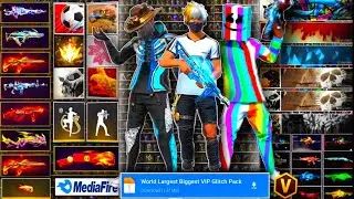 FREE FIRE DEFAULT BUNDLE GLITCH 😎 DEFAULT DRESS GLITCH ❤️ TEXTURE SKIN FREE FIRE 🔥 VIP GLITCH PACK