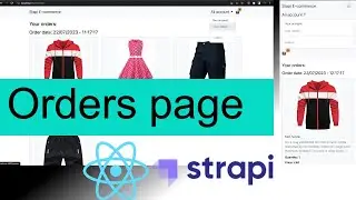 Create E-commerce Orders Page in Reactjs Step by Step For Beginners and Mid level