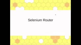 selenium router with kubernetes and docker compose