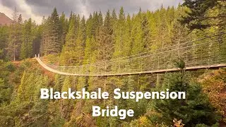 Blackshale Suspension Bridge with the Kids - October 2024 - Eleni’s First Hike