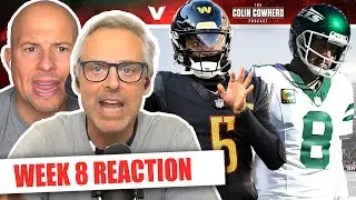 Reaction to Bears-Commanders, Jets-Patriots, Eagles-Bengals, Colts-Texans | Colin Cowherd NFL