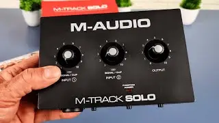 Best Budget Audio Interface For Live Streaming | M-Audio M-Track Solo Audio Interface | Review