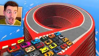 100 CAMADAS DE RAMPA numa CORRIDA DO GTA 5 Online!