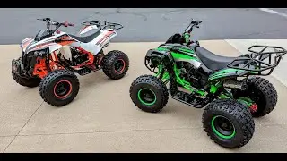 Coolster Model ATV-3125B2 (3125XR8), 125CC Fully Automatic Mid Size ATV. Walk around Video