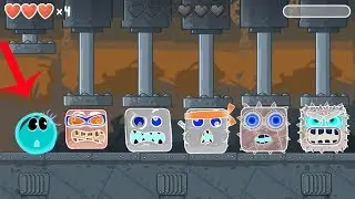 RED BALL 4 : ALL 5 EVIL BOSSES & EVIL MIX 'GHOST MODE TOMATO BALL' gameplay