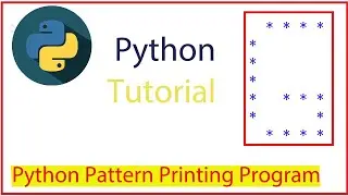 Printing Stars '*' in G Shape in python || Alphabet Pattern in python 