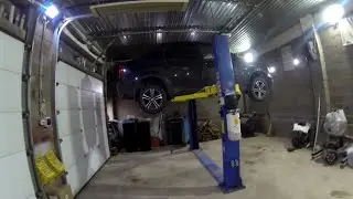 Установка фаркопа на renault logan
