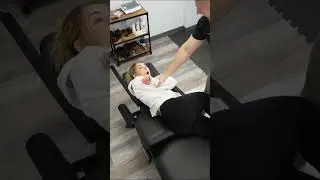 St. Louis Blues Cheerleader gets Adjusted for the First Time! 🏒 