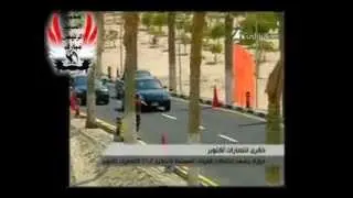 السيد الرئيس مبارك يشاهد احتفالات بمناسبة حرب أكتوبر