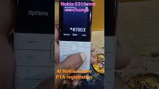 Nokia 5310 imei no change.cod. PTA