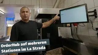Koch und Pizzabäcker synchronisieren ihre Arbeit im La Strada per OrderHub