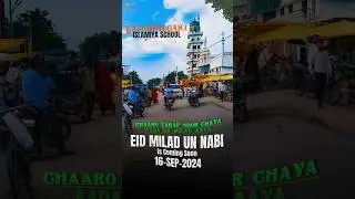 Charo taraf noor chaya ✨💝💫🇸🇦💚 #shorts #eidmiladunnabi #naat #12rabiulawal #islamic #trending #video