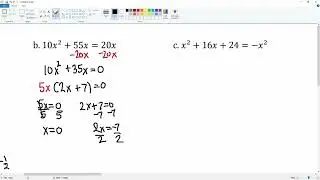 Chapter 10 Problem 2 Solve A Quadratic Trinomial by Factoring a GCF