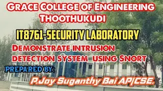 GRACE_COE_CSE_IT8761_SECURITY LAB_EX.9_Demonstrate intrusion detection system (ids) using Snort