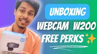 I got this Free perk 😃✌️ | IT company WILP - Rishav hacx | Unboxing HP W200 Webcam