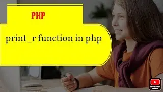 print_r function in php
