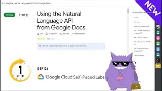 Using the Natural Language API from Google Docs | 