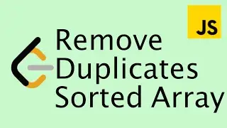 LeetCode 26 | remove duplicates sorted array - Easy