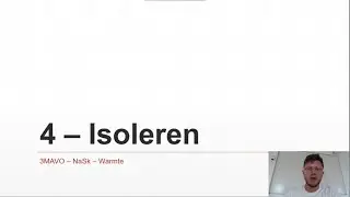 3MAVO - NASK1 - Warmte 4 - Isoleren