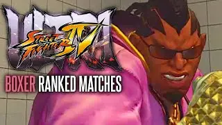 Street Fighter 4 // Balrog (Boxer) // Online Ranked Matches // vs. Ryu, Gouken, Ken