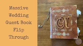 Guest Book and Seating Chart Tome Flip Through