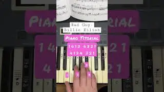 Bad Guy Billie Eilish - Piano Tutorial🎹 