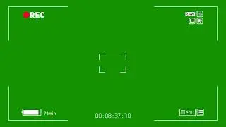 Free Video 4K Camera recording 60 min Cam Viewfinder Green Screen video REALISTIC