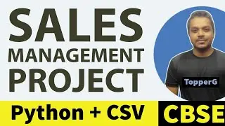Sales Management | Python Pandas | CSV Project | CBSE 12th