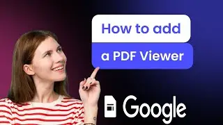 How to add a PDF Viewer to Google Sites