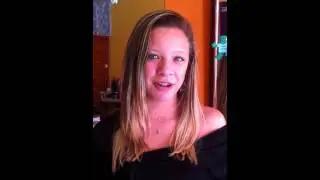 Patricia  13 years old, wants to be a model-Ela quer ser modelo