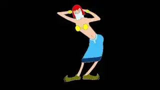 Bone Trouble Belly Dancer (for FanCartoon123)