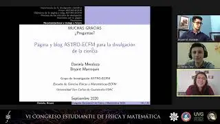 Día 5-VI Congreso Estudiantil de Física y Matemática- Guatemala