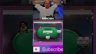 эпик на финалке 109$)  #shorts #mirosh #poker #shortvideo #highlights  #pokeronline #gg