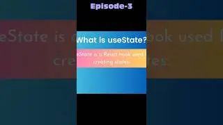 ✨Ep-3: Reactjs Demo - What is useState? #venkateshmogili #reactjs #shorts #programming #coding