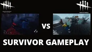 Survivor Gameplay | Dead by Daylight vs Dead by Roblox
