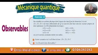 Les observables définition et exercice 12