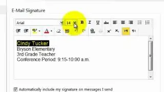 Creating an Email Signature in Outlook Web App