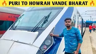 PURI TO HOWRAH VANDE BHARAT EXPRESS 🔥🔥 || TRAVEL IN SUPERFAST TRAIN #vandebharatexpress #travelvlog