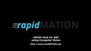 UiPath Pack for SAP using Computer Vision