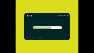 Python colorama - Creating a progress bar