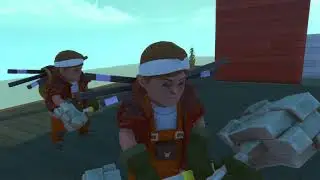 Burning Survival Scrap Mechanic With Friends