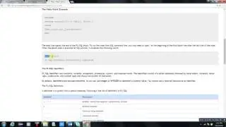 PlSQL   Basic Syntax