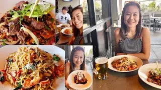 ร้านYard houseสปาเกตตี้ล็อบสเตอร์กุ้งจานใหญ่อร่อยมากๆเครื่องดื่มเย็นชื่นใจ ชื้อของGuessที่เอ้าเลทค่ะ